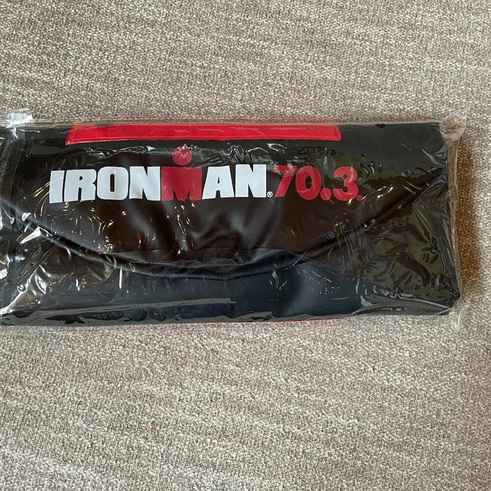 NWT IRONMAN 70.3 Drybag backpack black and red NEW